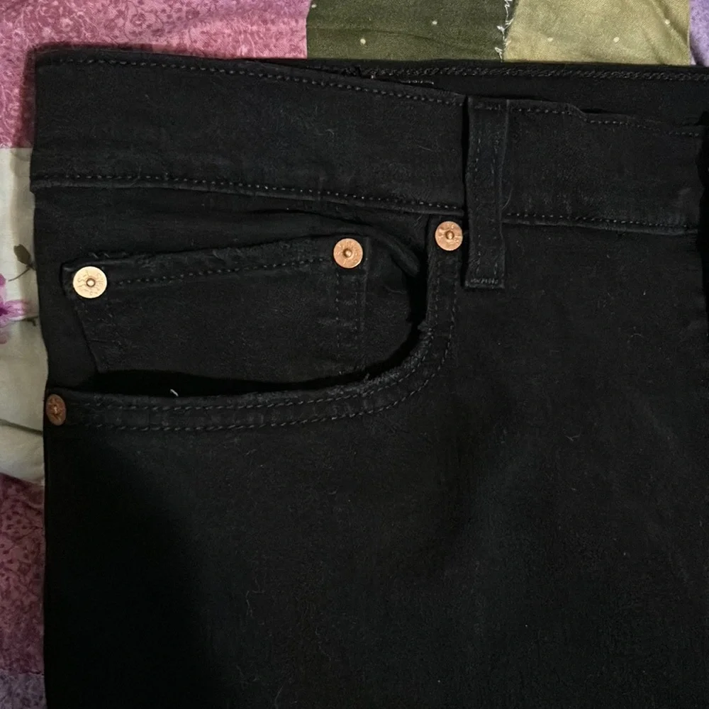 Levi’s black Wedgie distressed skinny jeans Size‎ 18W